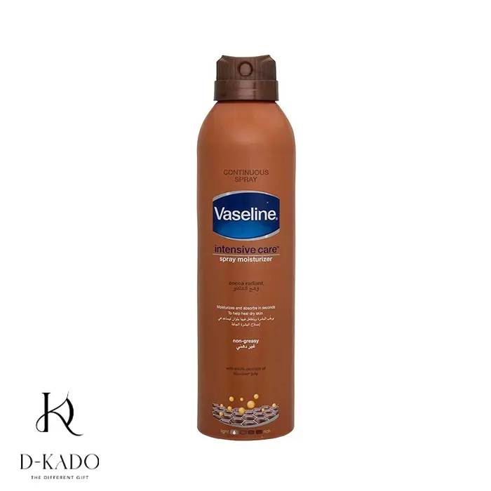 اسپری لوسیون بدن وازلین مدل Cocoa Radiant