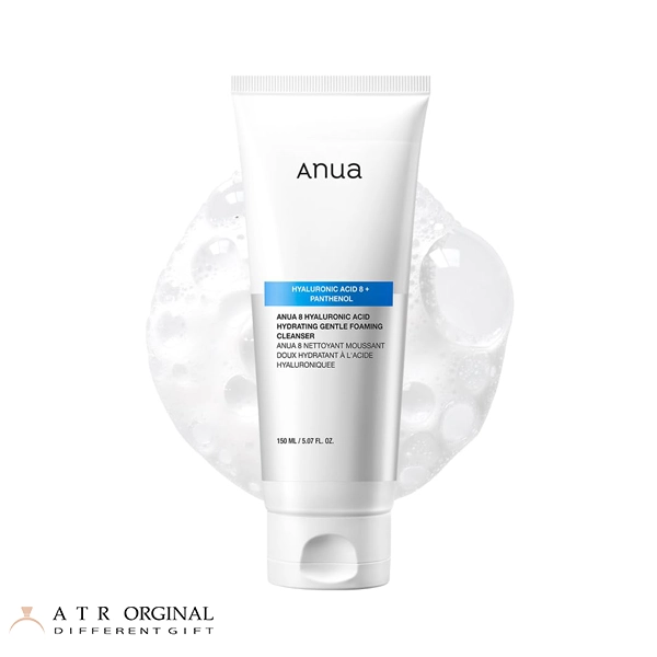 فوم شستشوی هیالورونیک اسید و پنتنول آنوا