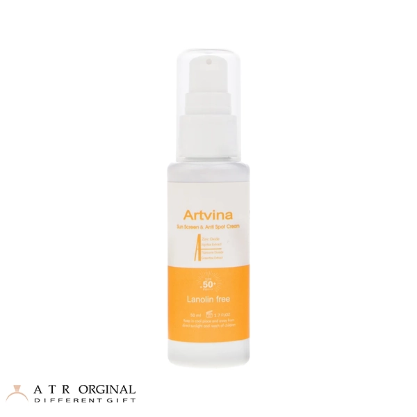 کرم ضد آفتاب بدون رنگ آرت وینا SPF 50 مدل Highly Effective ‌محافظ UVA ،UVB و PA+++، ضد حساسیت، ضد چروک و ضد پیری مناسب انواع پوست‌ حجم 50 میلی‌لیتر