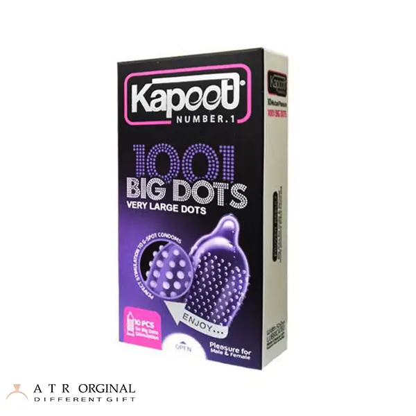 کاندوم کاپوت مدل BIG DOTS بسته 10 عددی