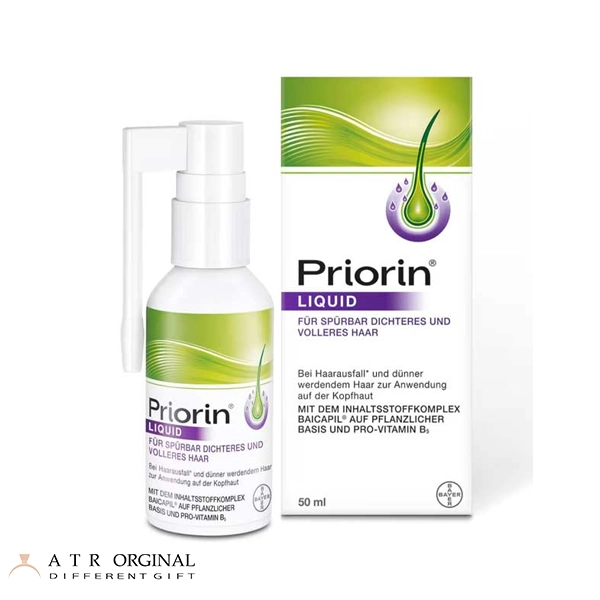 محلول ضد ریزش و تقویت کننده مو پریورین بایر 50 میل