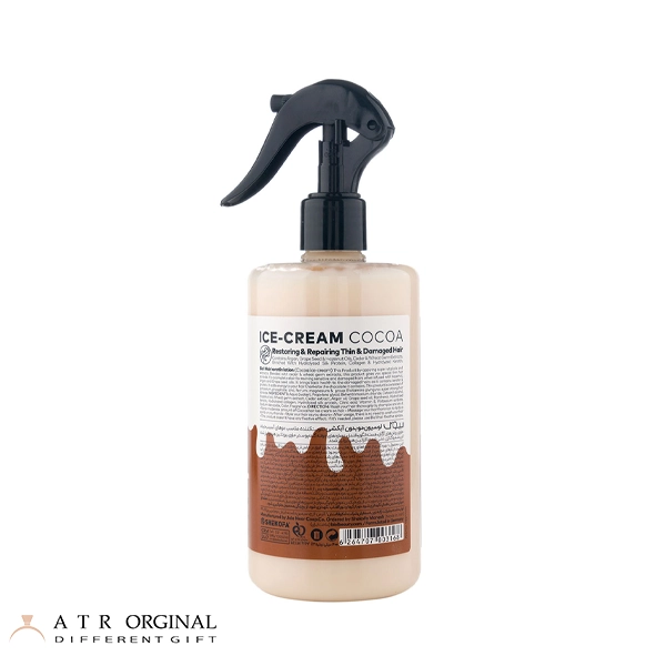 لوسیون مو تقویت کننده بیول مدل Chocolate Ice Cream مناسب مو نازک و آسیب دیده حجم 400 میلی لیتر