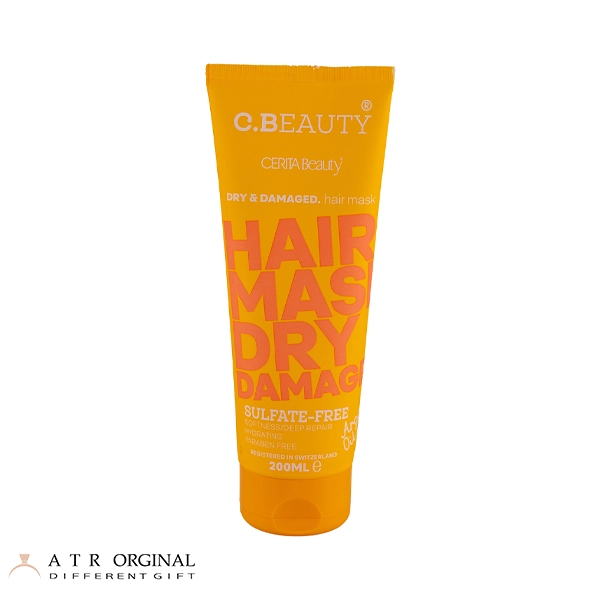 ماسک مو احیا کننده و آبرسان سی بیوتی فاقد سولفات مناسب مو خشک و آسیب دیده حجم 200 میلی لیتر