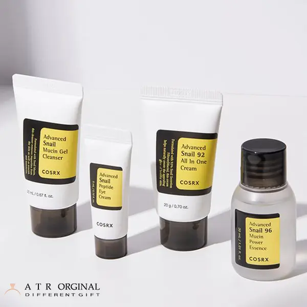 کیت ترمیم کننده پوست ۴ مرحله ای حلزون کوزارکس