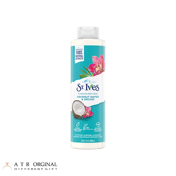 ژل شستشو بدن پاک کننده نارگیل و ارکیده سینت ایوز