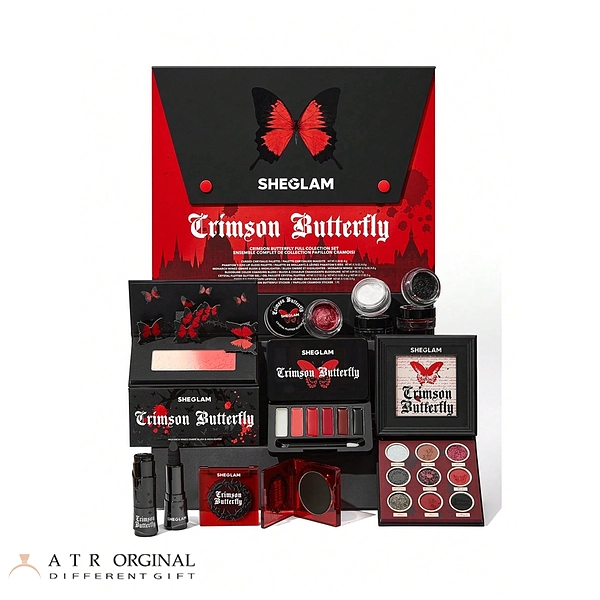 ست کلکسیونی کامل شیگلم مدل پروانه زرشکی Crimson Butterfly