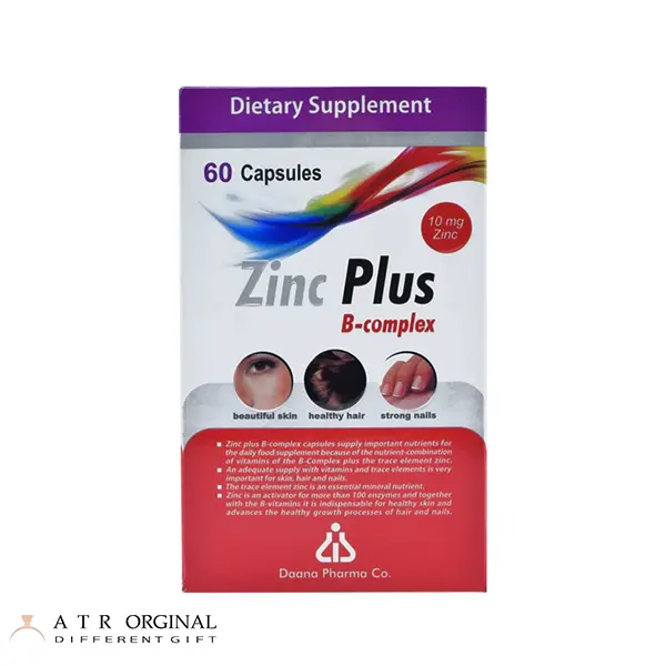 کپسول زینک پلاس 10 میلی گرمی دانا بسته 60 عددی