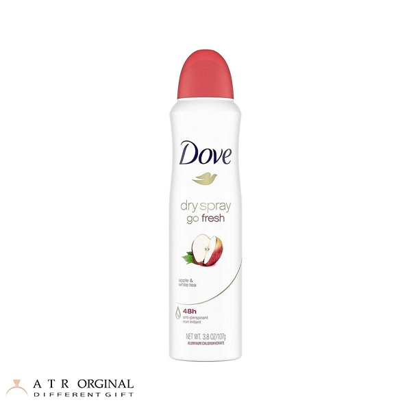 اسپری بدن 48 ساعته زنانه داو مدل گو فرش با رایحه سیب
