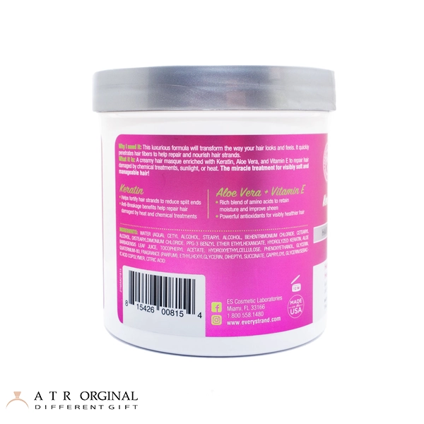 ماسک موی آلوئه ورا برای کراتین موهای رنگ شده و کراتینه اوری استرند