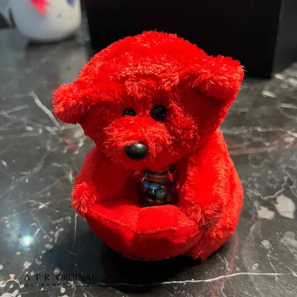 عروسک خرس قلبدار پولیشی خارجی