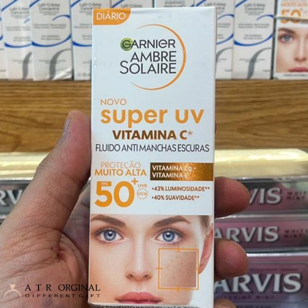 ضدآفتاب فلوئیدی گارنیر حاوی ویتامین سی