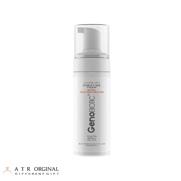 فوم شستشو صورت ژنوبایوتیک مناسب پوست چرب و مختلط حجم 150 میلی لیتر