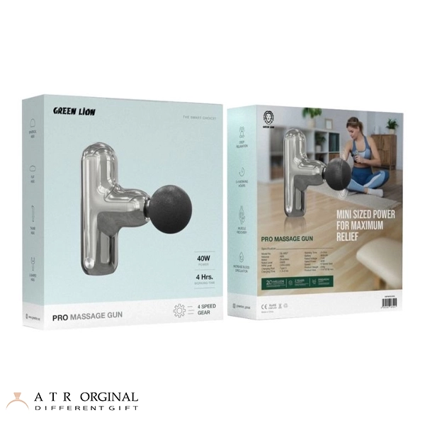 ماساژور تفنگی گرین لاین مدل GNPRMASGUNSL - نقره‌ای