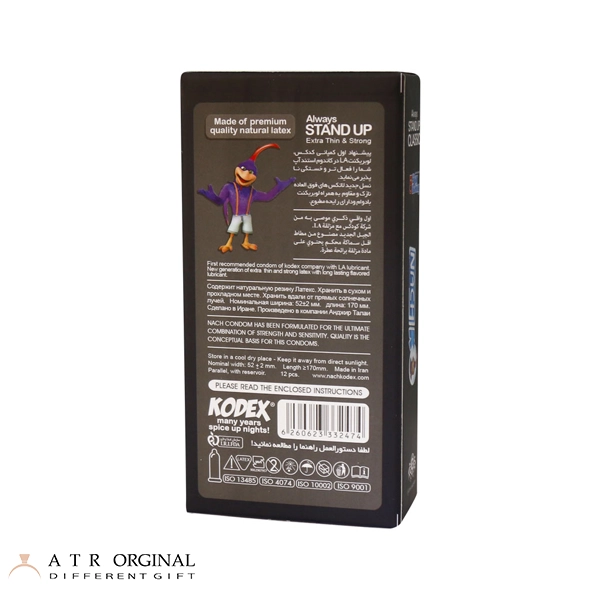 کاندوم کدکس مدل Stand Up Classic بسته 12 عددی