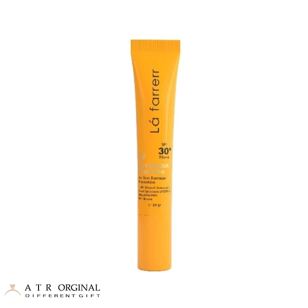 کرم ضد آفتاب دورچشم بدون رنگ لافارر، 30 SPF، مدل مینرال، مناسب انواع پوست و حجم 15 میلی‌لیتر