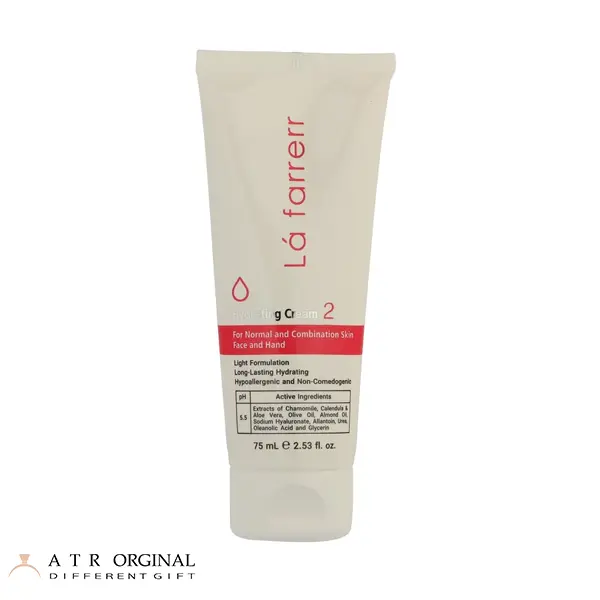 کرم آبرسان و مرطوب کننده پوست نرمال و مختلط لافارر مدل 2