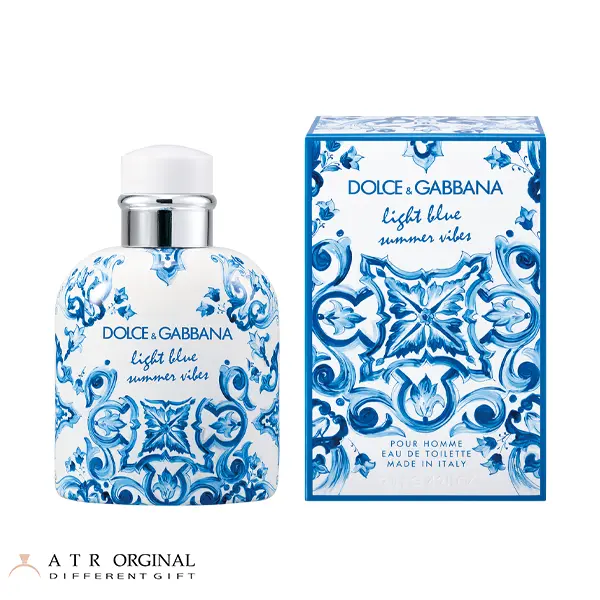 عطر دولچه گابانا لایت بلو پور هوم سامر وایبز ادوتویلت مردانه 100 میل