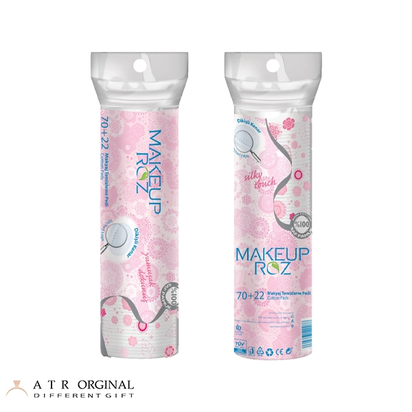پد آرایش پاک کن میکاپ رز بسته 92 عددی