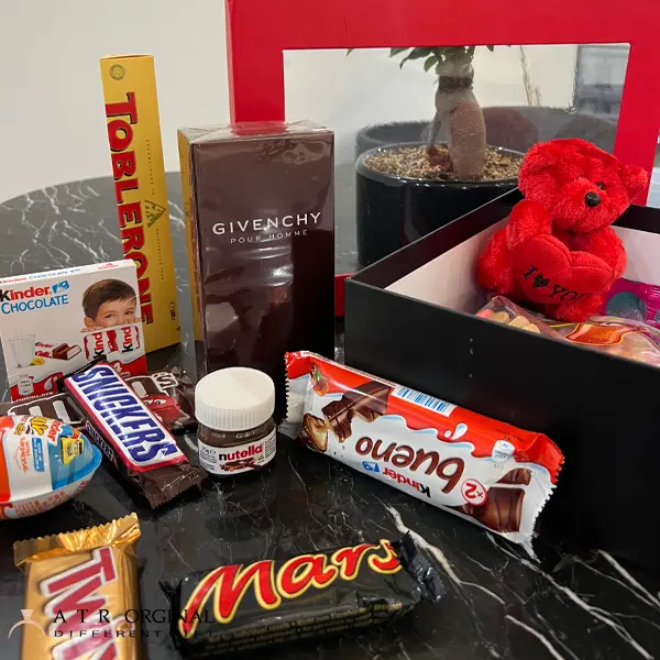 باکس هدیه مردانه عطر ژیوانشی پورهوم