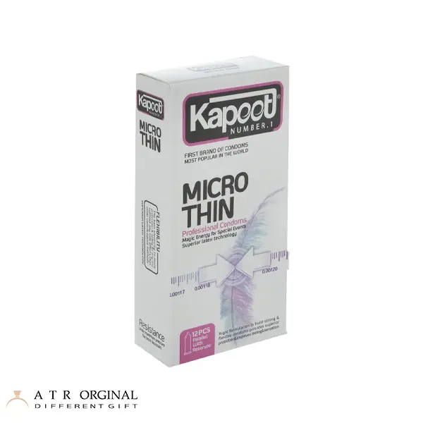 کاندوم کاپوت مدل Micro Thin بسته 12 عددی