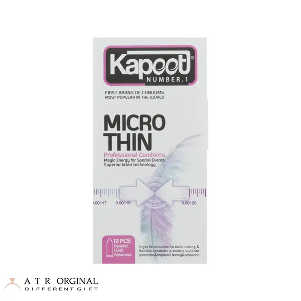 کاندوم کاپوت مدل Micro Thin بسته 12 عددی
