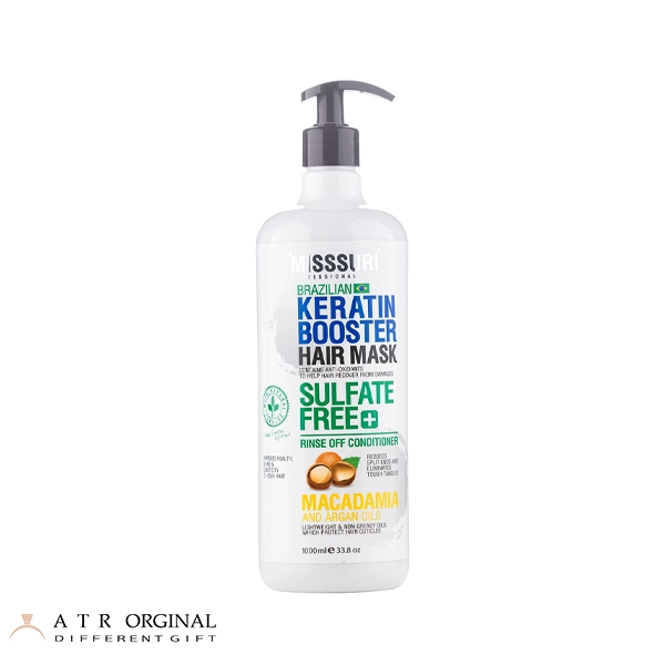 ماسک مو کراتین میسوری فاقد سولفات مناسب مو خشک میسوری حجم 1000 میلی لیتر