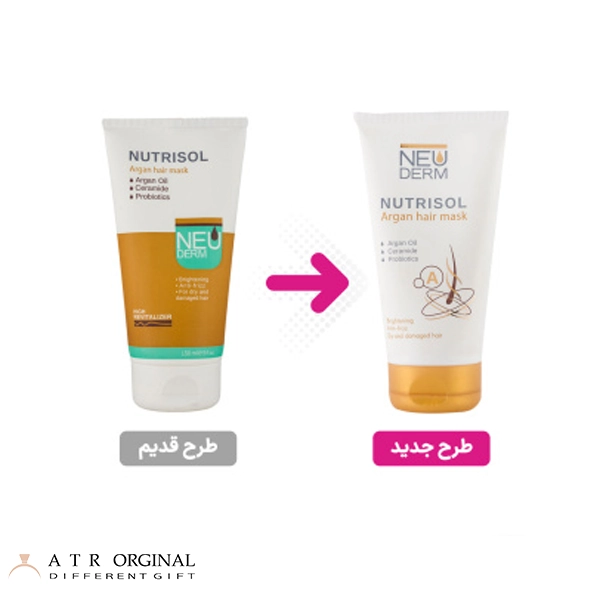 ماسک مو نئودرم مدل نوتریسل حاوی آرگان حجم 150 میلی لیتر