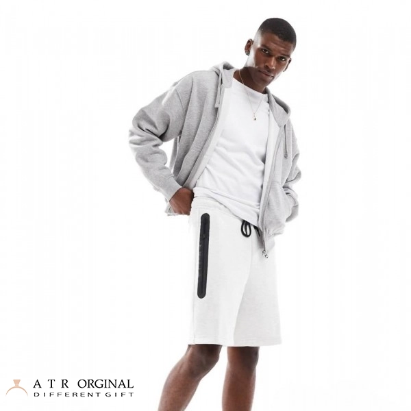 شلوارک مردانه نایک مدل Tech Fleece