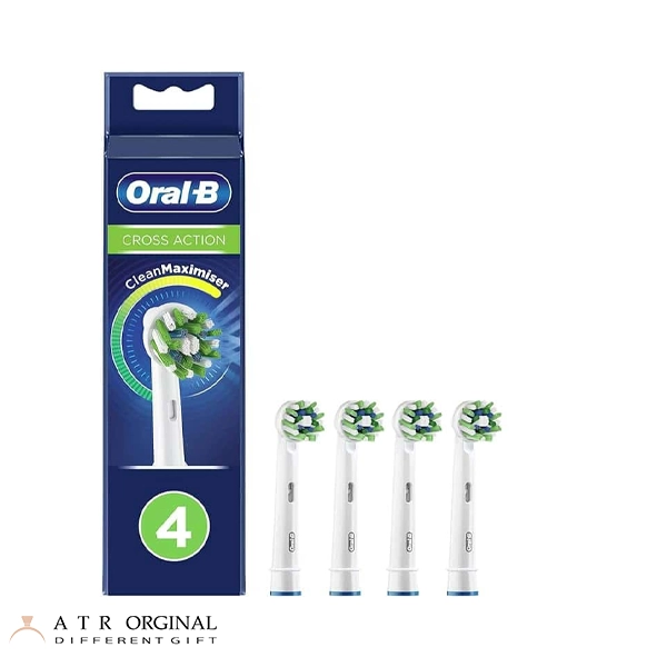 سری یدک مسواک برقی اورال بی Oral-B مدل Cross Action بسته 4 تایی