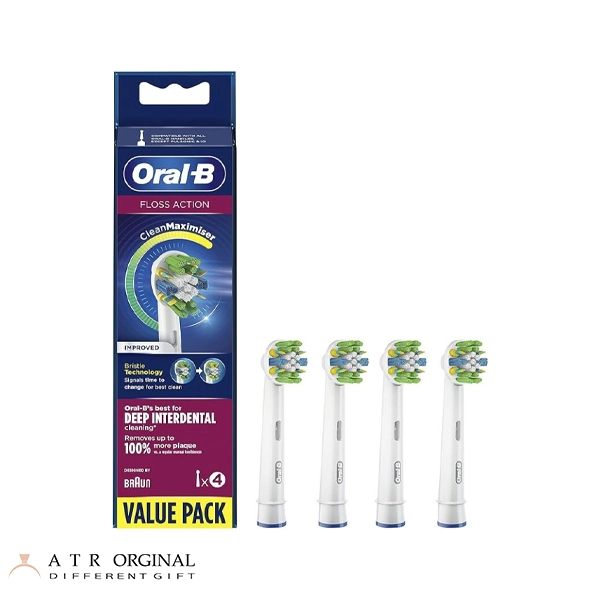 سری مسواک برقی اورال-بی Floss Action بسته 4 عددی