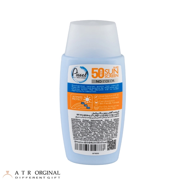 کرم ضد آفتاب بی رنگ پیکسل مدل Oily Acne Prone Skin با SPF50 مناسب پوست چرب