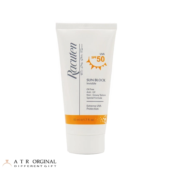 ضدآفتاب بی‌رنگ راکوتن مدل پوست چرب و مختلط، حجم 50 میلی‌لیتر