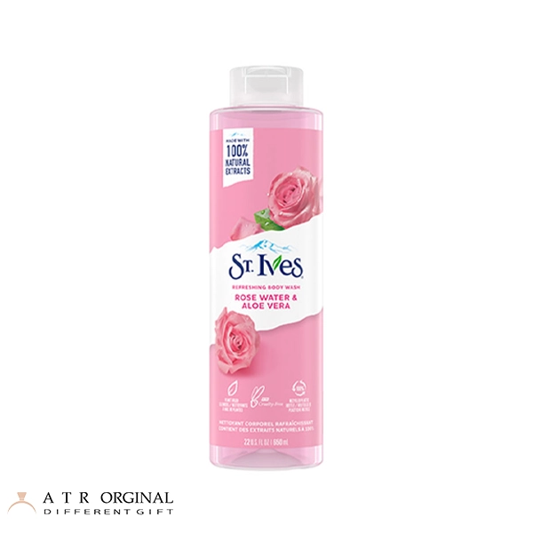 شامپوی بدن شاداب کننده رز واتر آلوئه ورا سینت ایوز
