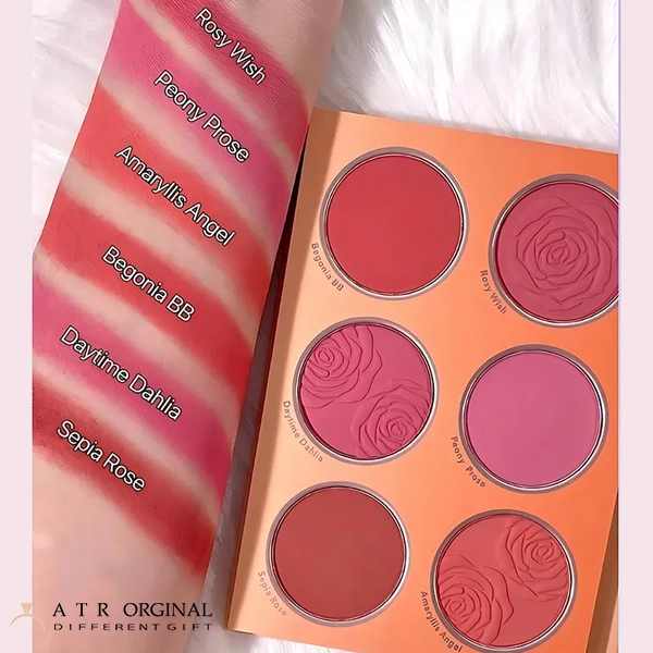 پالت رژگونه 6 رنگ شیگلم SHEGLAM