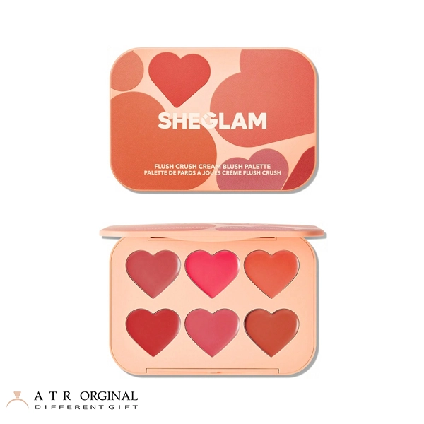 پالت رژگونه قلبی شیگلم مدل COTTAGE CORE GARDEN