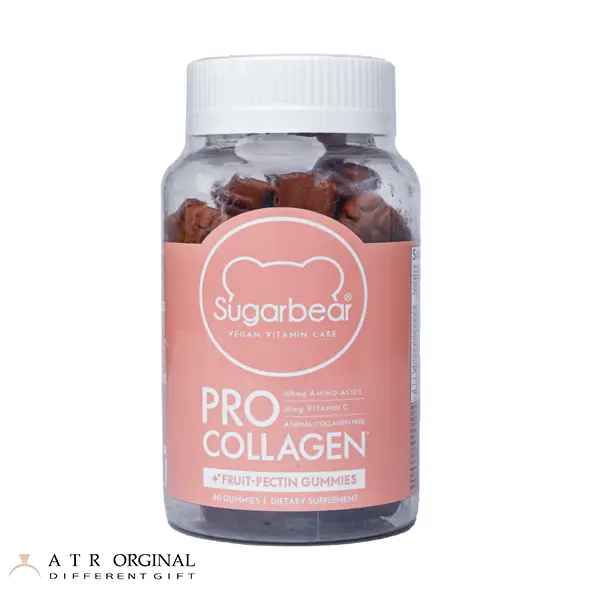 پاستیل پرو کلاژن شوگر بیر 60 عددی نسخه آمریکایی