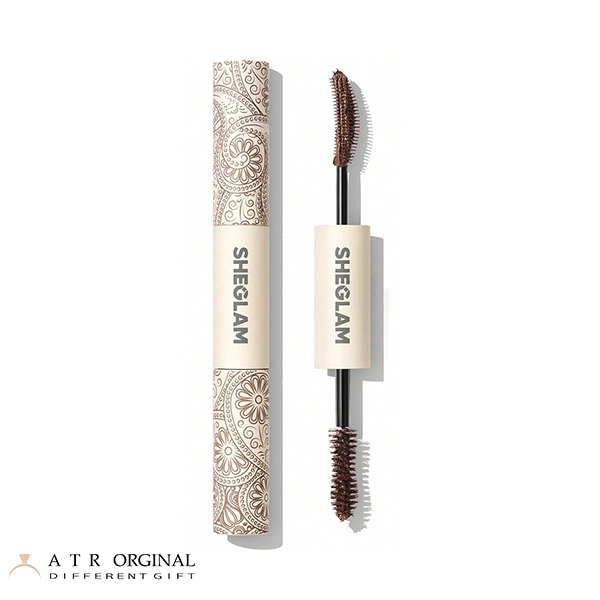 ریمل قهوه ای دو سر شیگلم حجم دهنده و بلند کننده مدل All In One