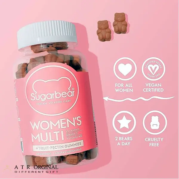 پاستیل مولتی ویتامین بانوان شوگر بیر 60 عددی