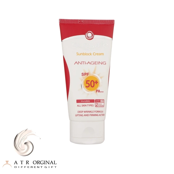 کرم ضدآفتاب و ضدچروک سان‌سیف، حجم 50 میلی‌لیتر