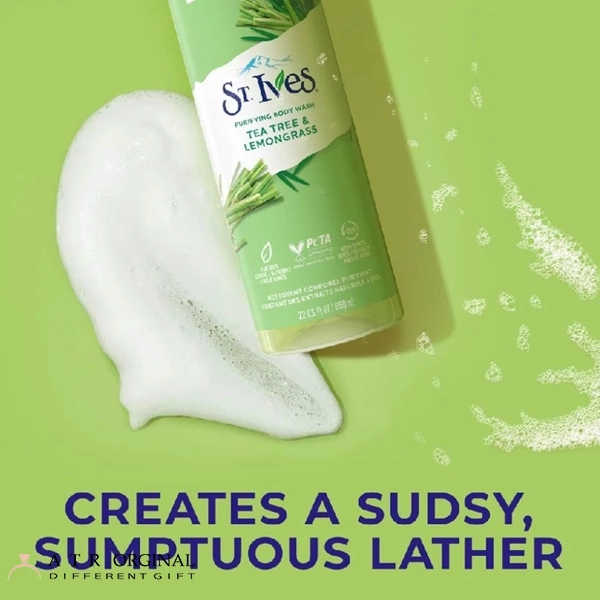 شامپوی بدن شاداب کننده درخت چای و گیاه لیمو سینت ایوز