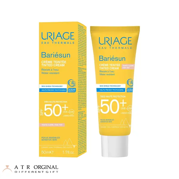 کرم ضد آفتاب بی رنگ اوریاژ +SPF50 مدل بریسان