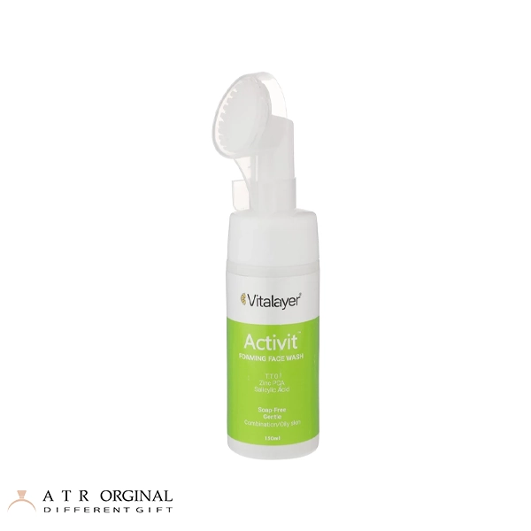 فوم شستشو صورت مدل Activit مناسب پوست چرب حجم 150 میلی لیتر