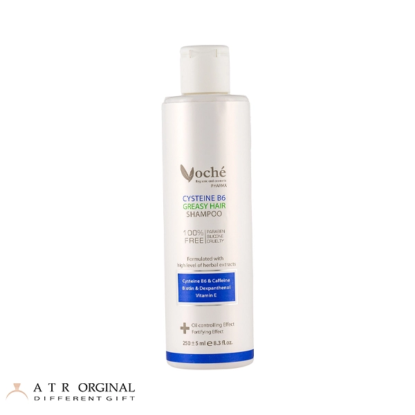 شامپو تقویت کننده وچه حاوی سیستین و ویتامین B6 مناسب مو چرب حجم 250میلی لیتر