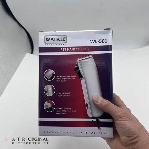 ماشین اصلاح و قیچی موی سگ و گربه وایکیل مدل WL-501