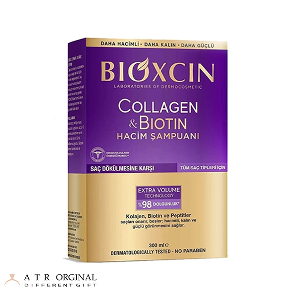 شامپو ضد ریزش و حجم دهنده کلاژن و بیوتین بیوکسین 300 میل