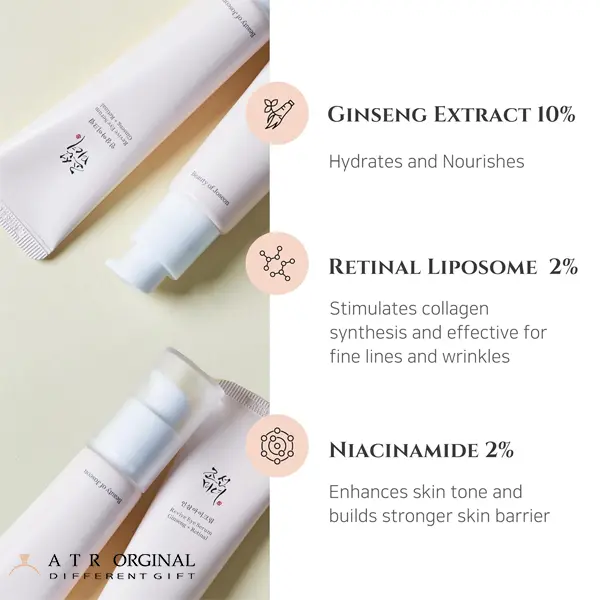 سرم دور چشم بیوتی آف جوسان حاوی جینسنگ و رتینال