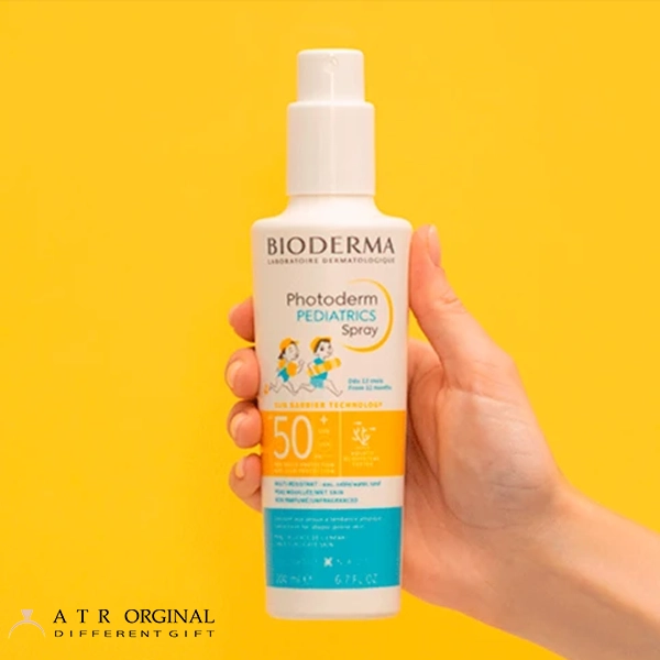 اسپری ضد آفتاب spf50 فتودرما مناسب کودکان بایودرما BIODERMA
