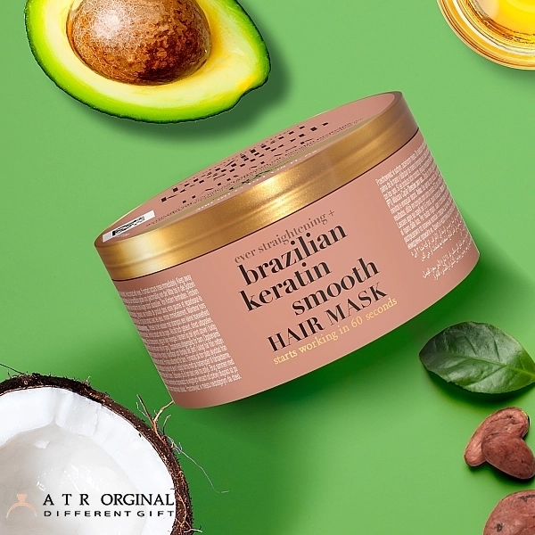 ماسک مو کراتین برزیلی اوجی ایکس صاف کننده OGX