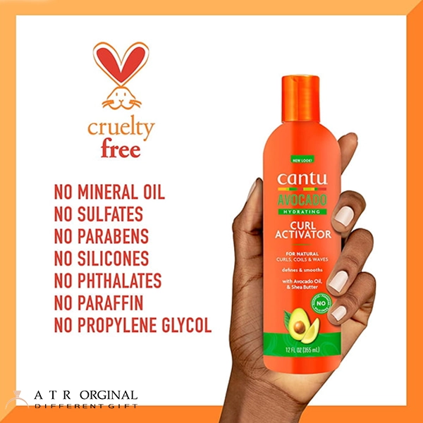 اکتیویتور آووکادو کنتو Cantu Hydrating Curl Activator Avocado