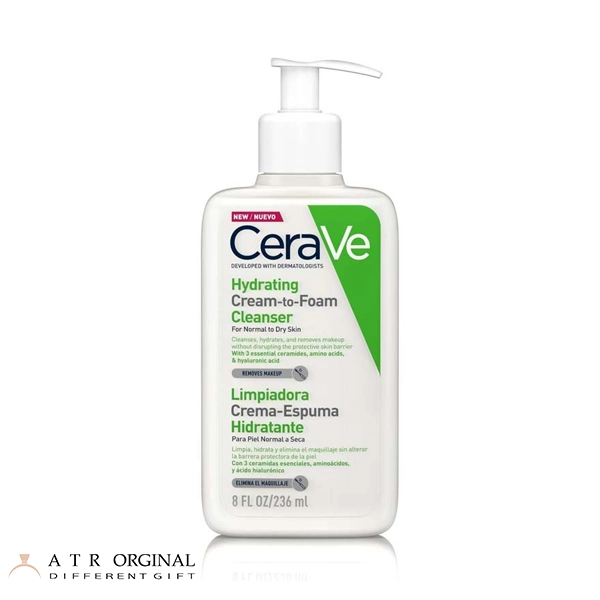 فوم کرم پاک کننده و آبرسان سراوی